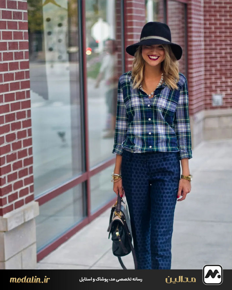 نکاتی برای ستکردن پیراهن چهارخانه دخترانه