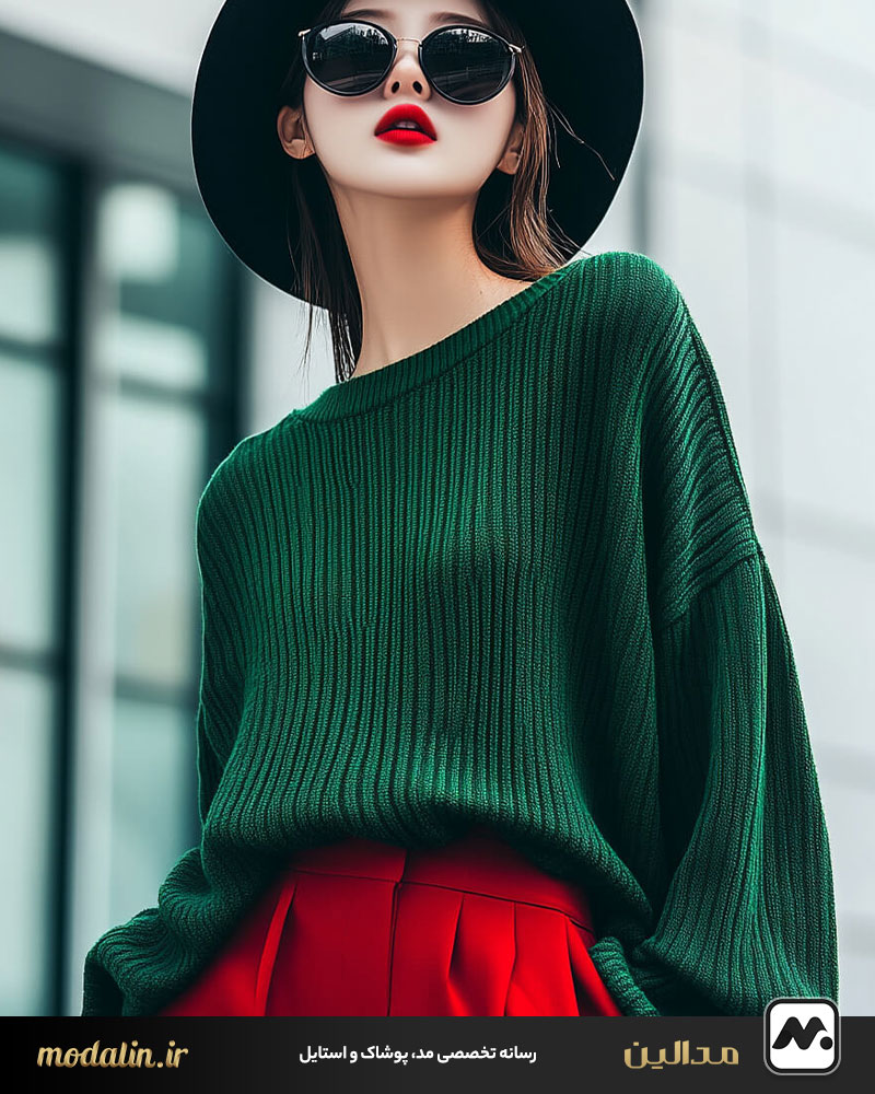 چگونه سبز یشمی را ست کنیم؟