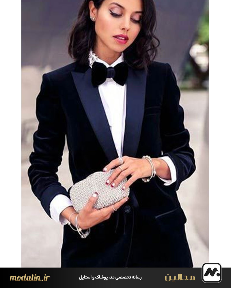 ترکیب کت مخمل با آیتمهای مینیمال