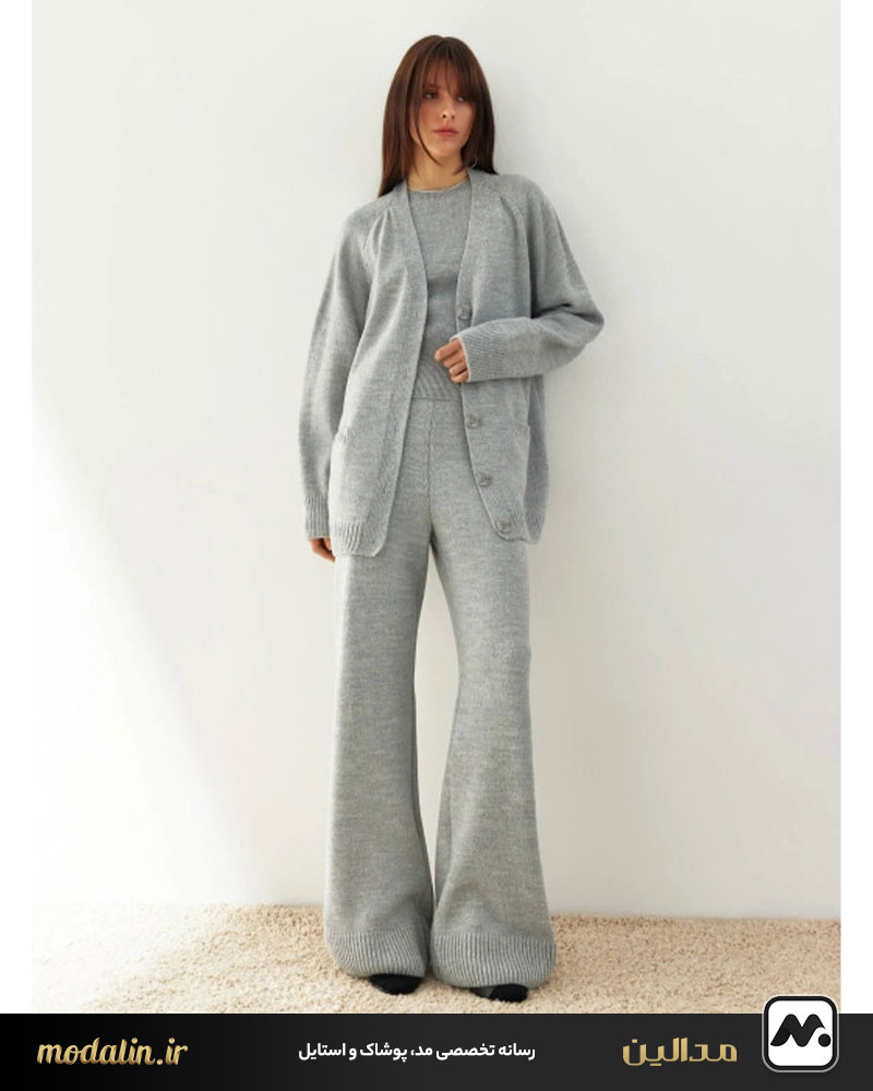 شلوار پارچه‌ای راسته پاکتی زنانه