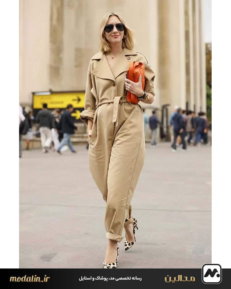 بیلرسوت پارچه‌ای زنانه شیک