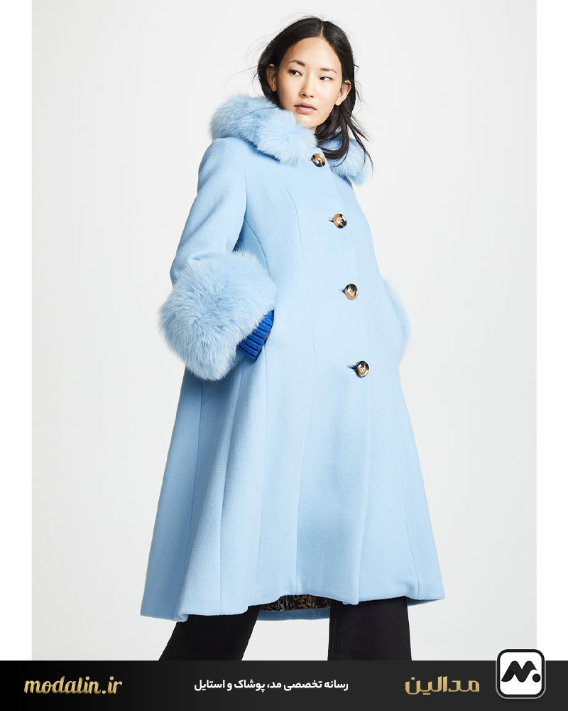 پالتو با یقه خزدار