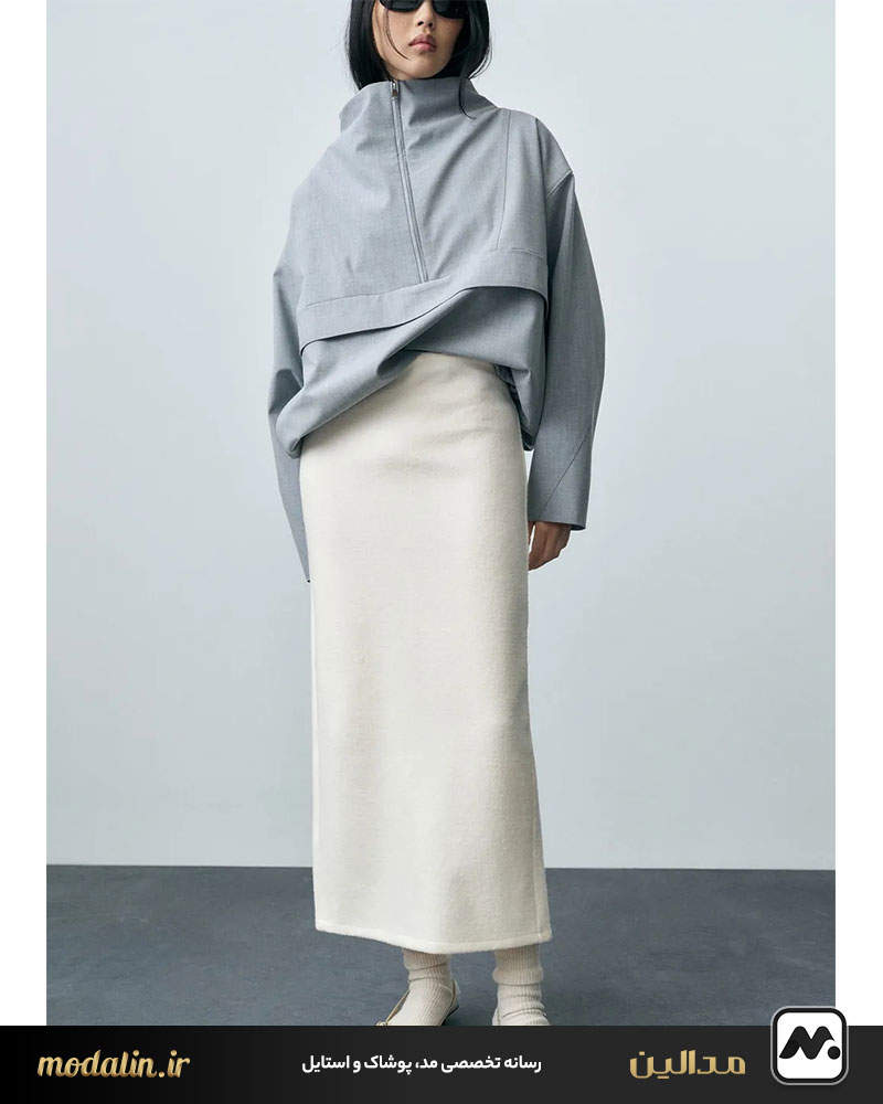 دامن ماکسی نخی یا کتان