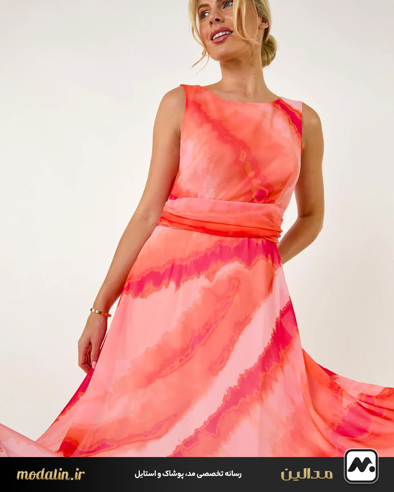 سارافون یقه گرد