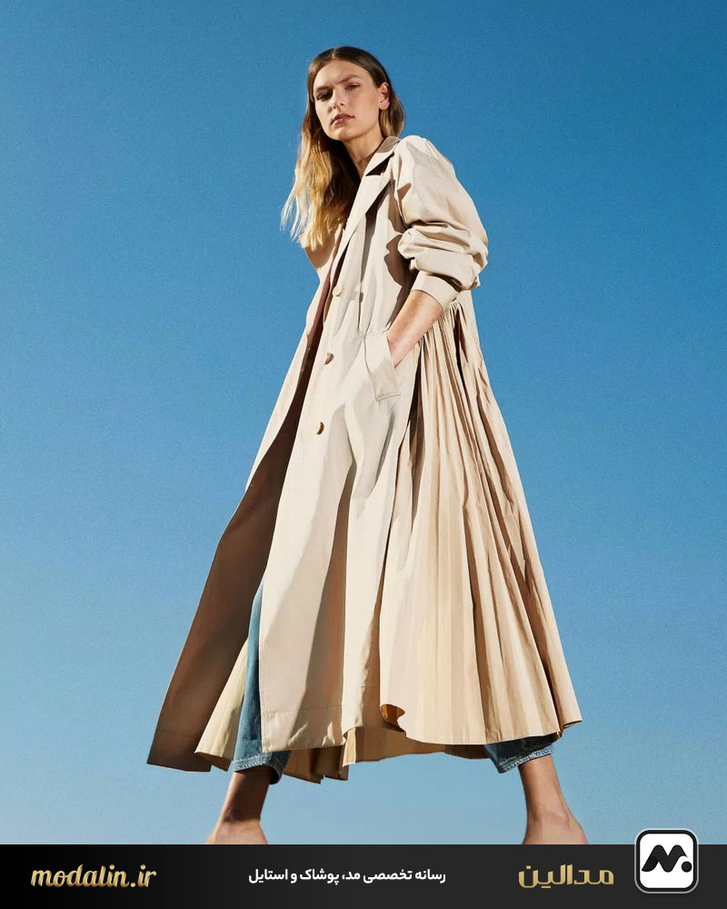 مانتو چین دار؛ شاداب و جوان‌پسند