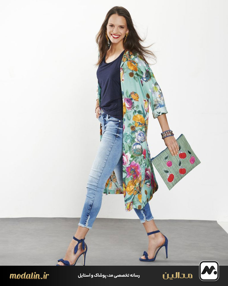 مانتو طرح‌دار؛ رنگارنگ و خاص