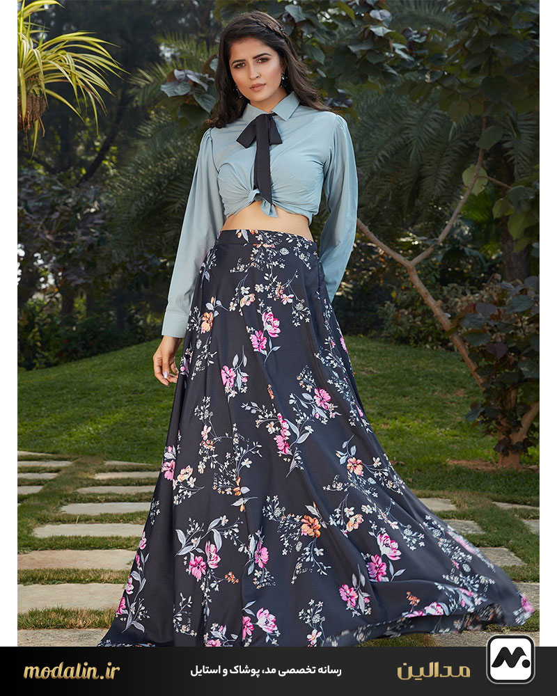 دامن بلند پیله‌دار