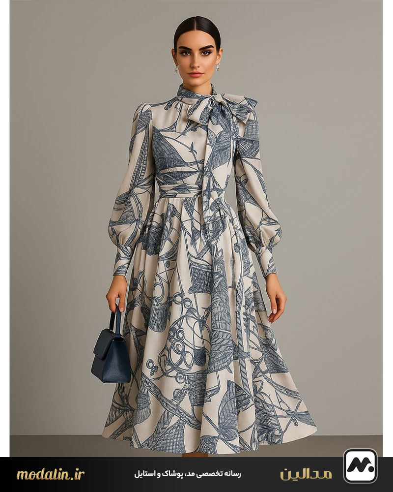 پیراهن‌های نخی با طرح‌های غیرگلدار