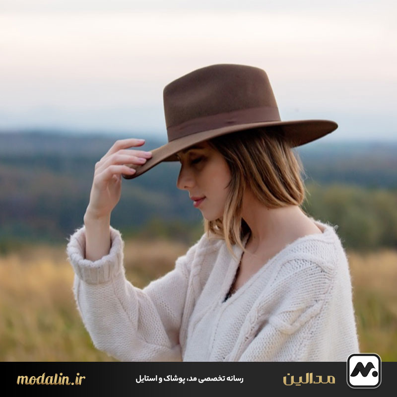 صورت گرد: کلاه‌هایی با لبه و ساختار زاویه‌دار