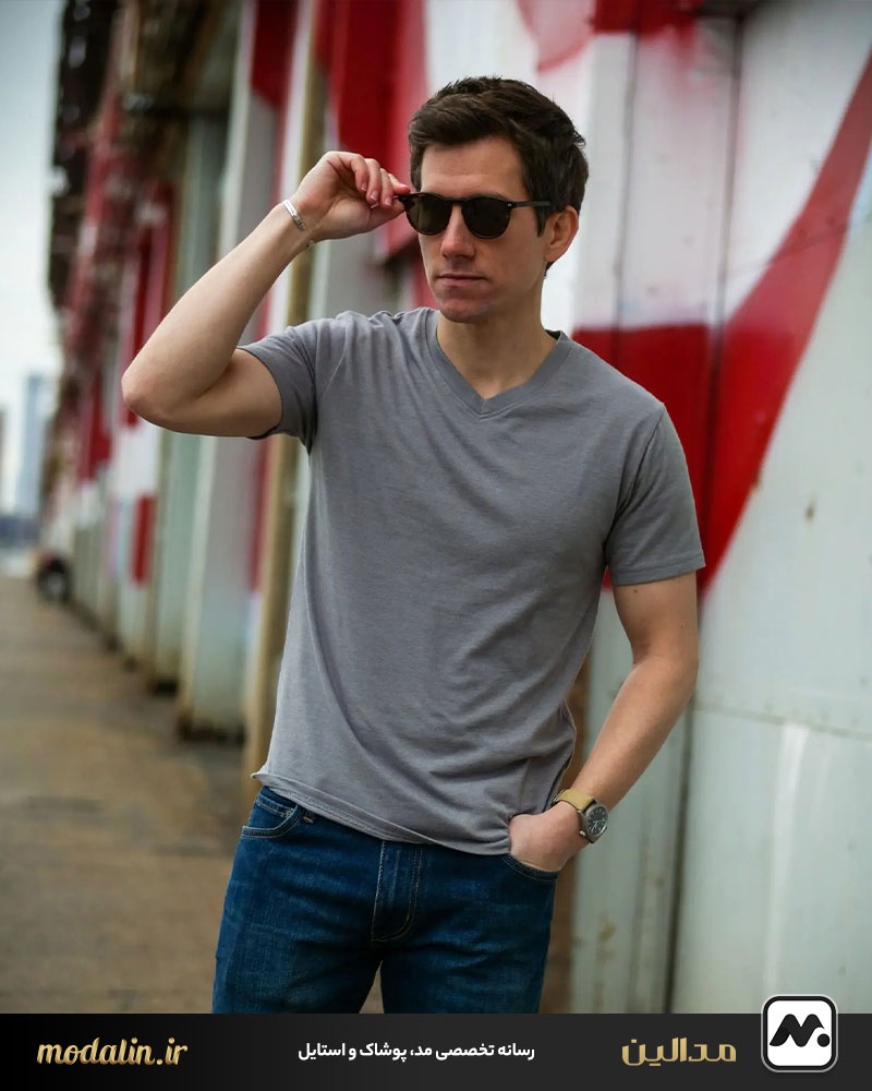 تی شرت خاکستری