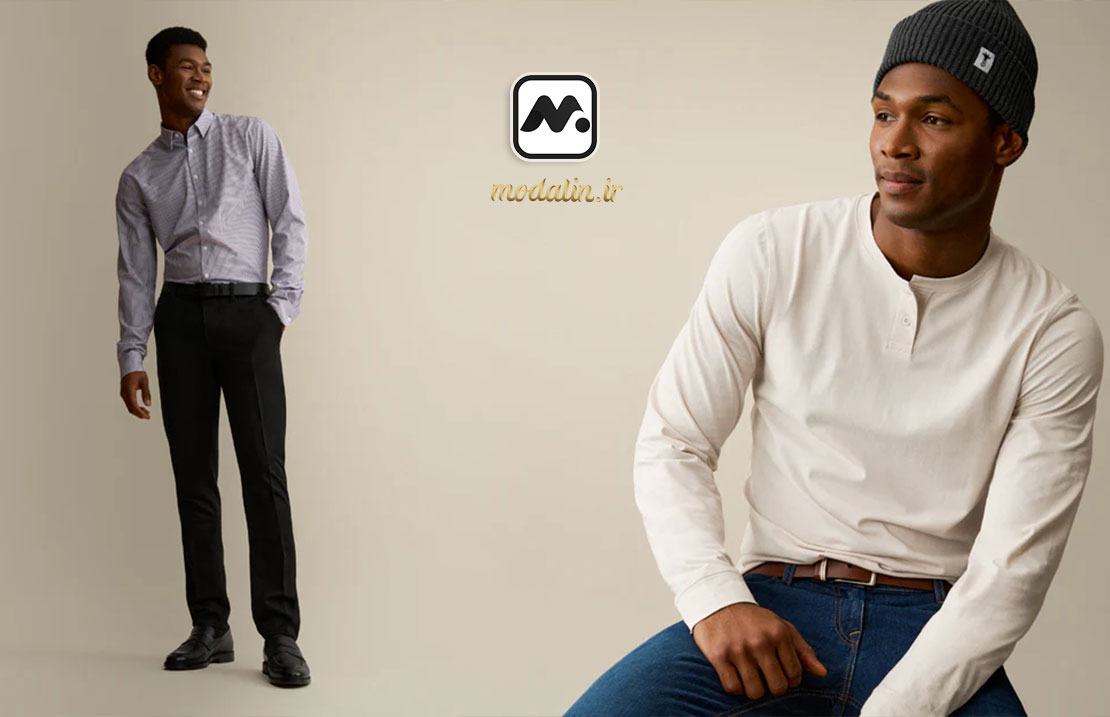 لباس پوشیدن برای مردان قد بلند