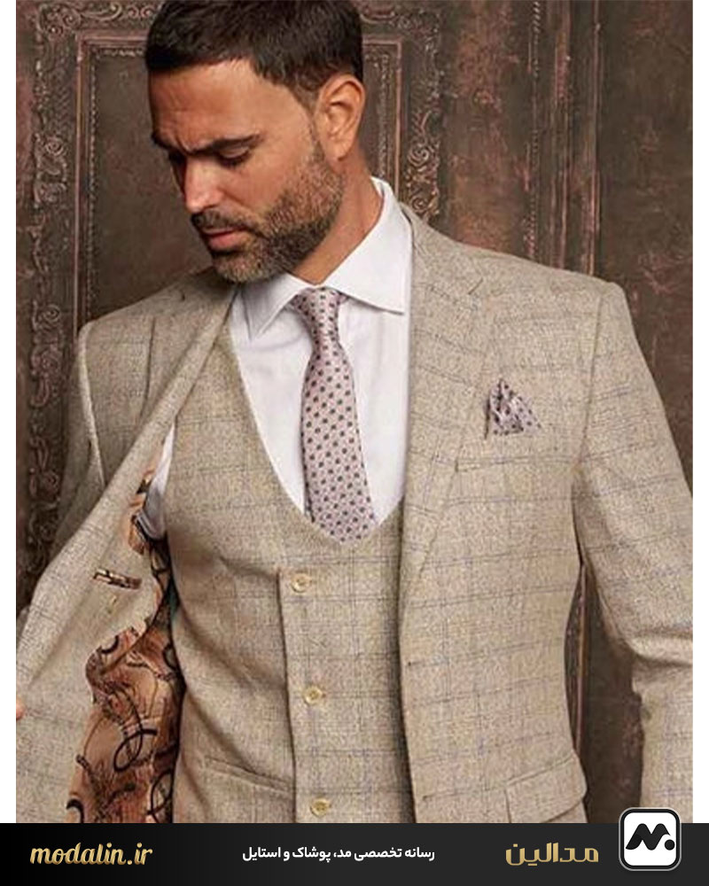 چطور با کت و شلوار بژ استایل کژوال جذابتری داشته باشیم؟
