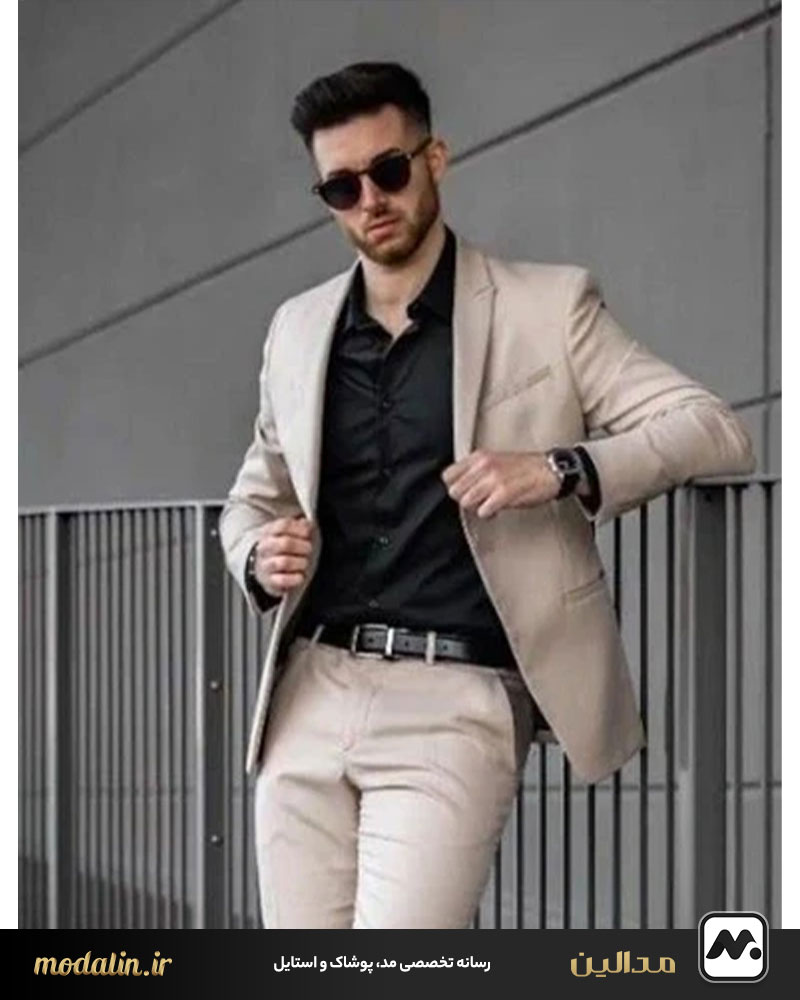 رنگهایی که با کت و شلوار بژ هارمونی جذابی میسازند