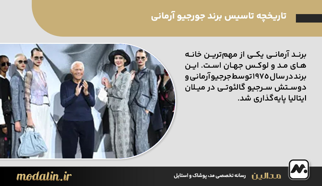 تاریخچه تاسیس برند جورجیو آرمانی